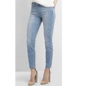 Gap True Skinny Bleached Bandana Print Jeans NWT